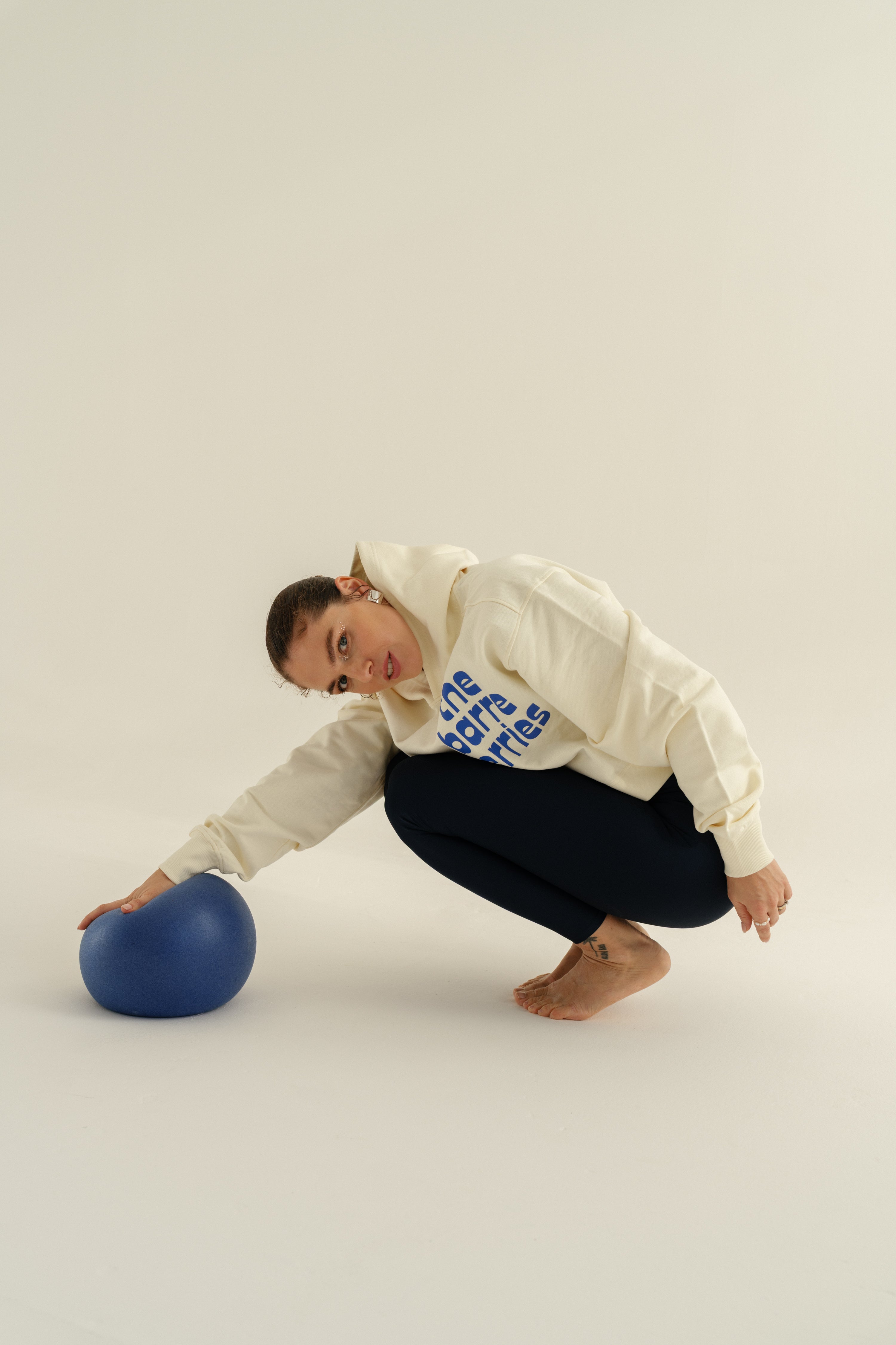 The Barre Berries Crop Hoodie