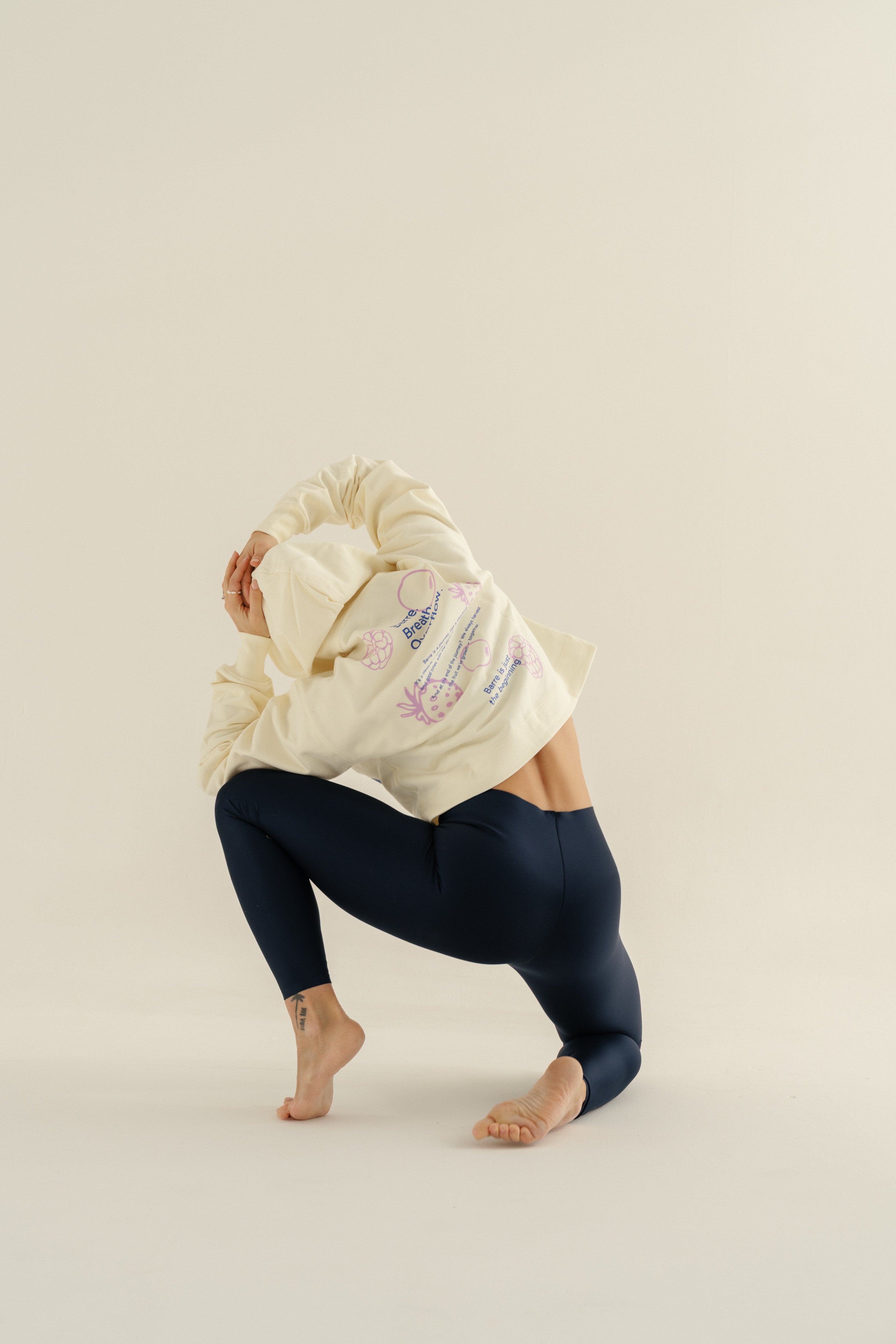 The Barre Berries Crop Hoodie